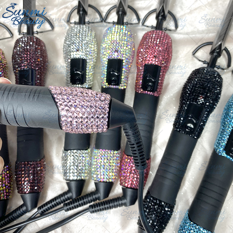 500F Luxury Bling Hot Comb For Huaman Hair Wig Hair Extensions Free Shipping Free Logo