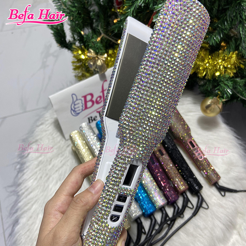 Befa Hair Big Bling Flat Iron Promotion Free Logo Free Shipping