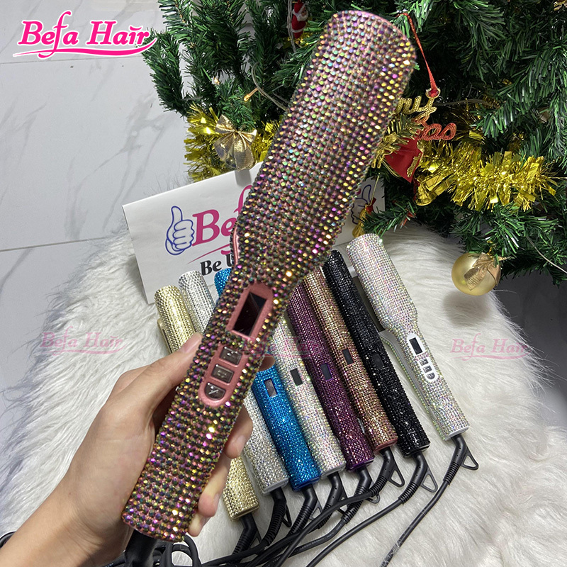 Befa Hair Big Bling Flat Iron Promotion Free Logo Free Shipping