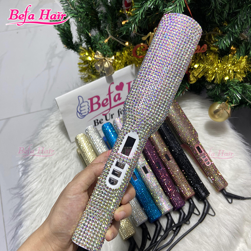 Befa Hair Big Bling Flat Iron Promotion Free Logo Free Shipping