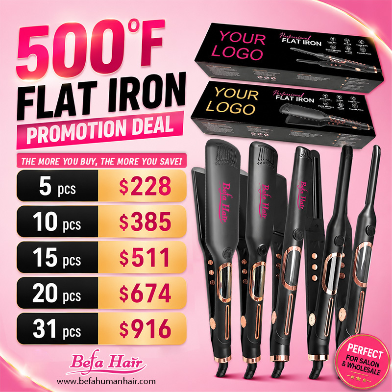 500F Flat Iron Promotion Deal Free Logo Free Shipping