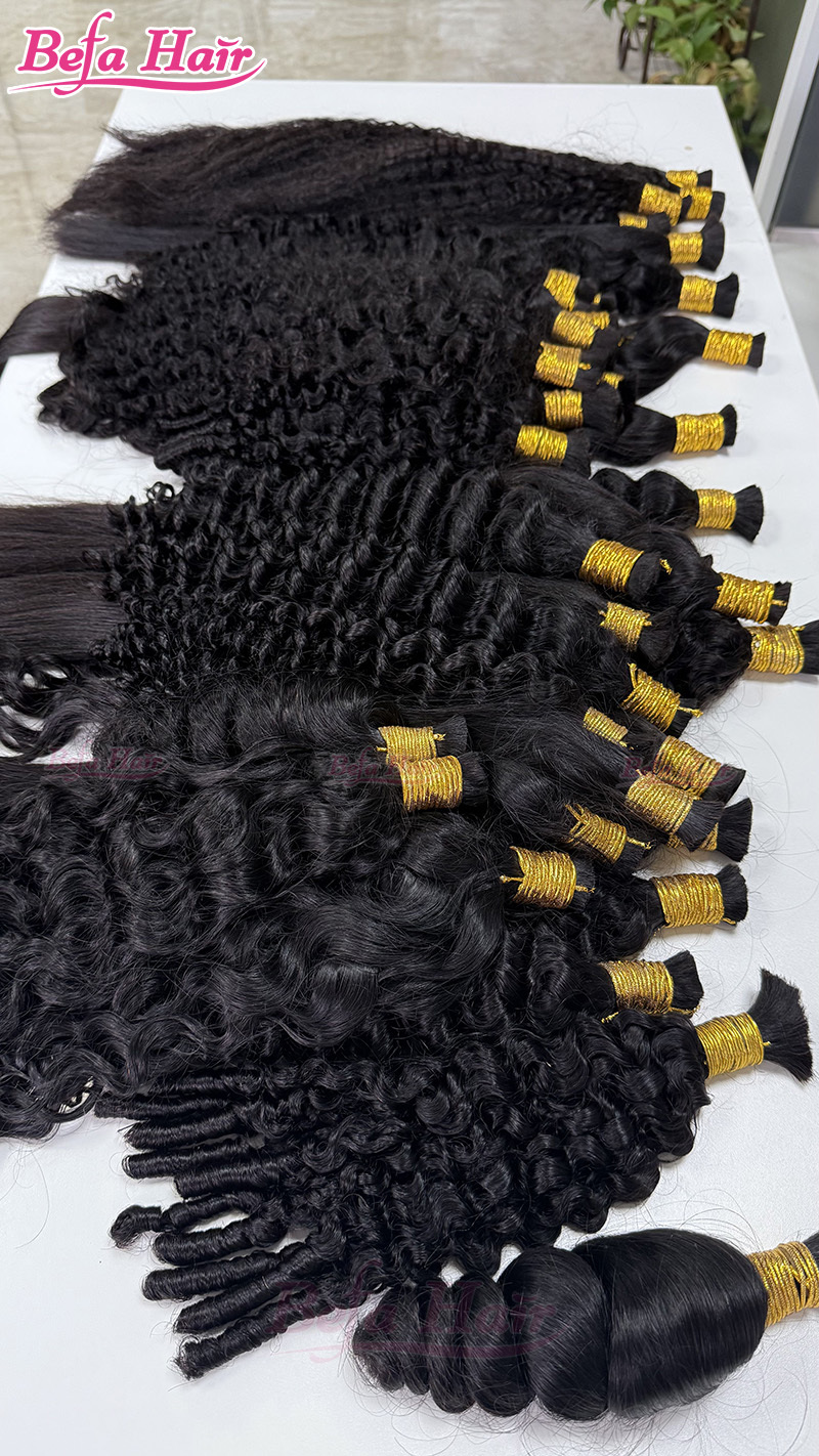 Befa Hair Body Wave Human Bulk Hair Boho Braiding Brazilian Bundles Vendors No Weft Braiding Hair in Bulk