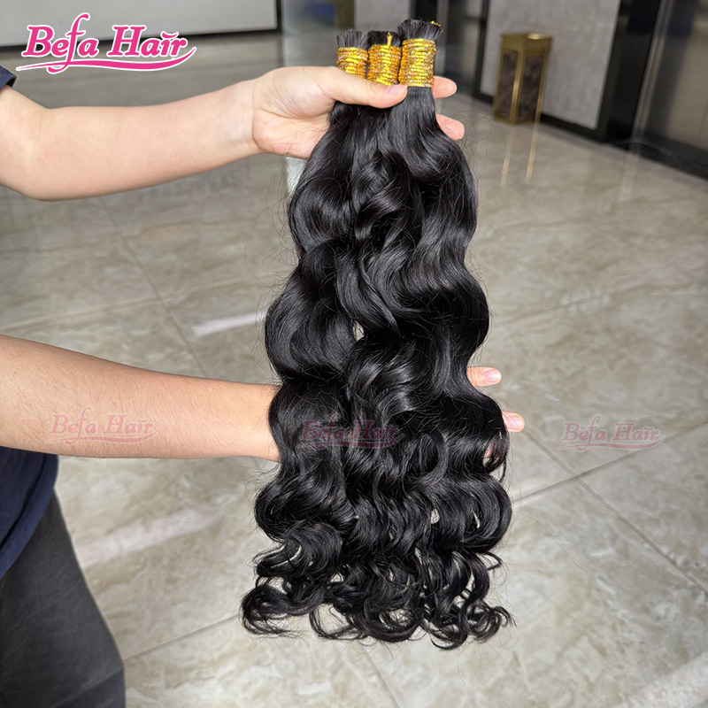 Befa Hair Natural Wave Human Bulk Hair Boho Braiding Brazilian Bundles Vendors No Weft Braiding Hair in Bulk