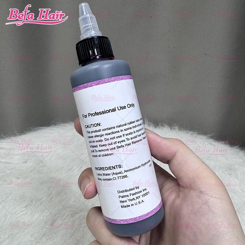 Private Label 118ml Hair Bonding Glue Perfect Hold Hair Weaving Weft Extensions Glue