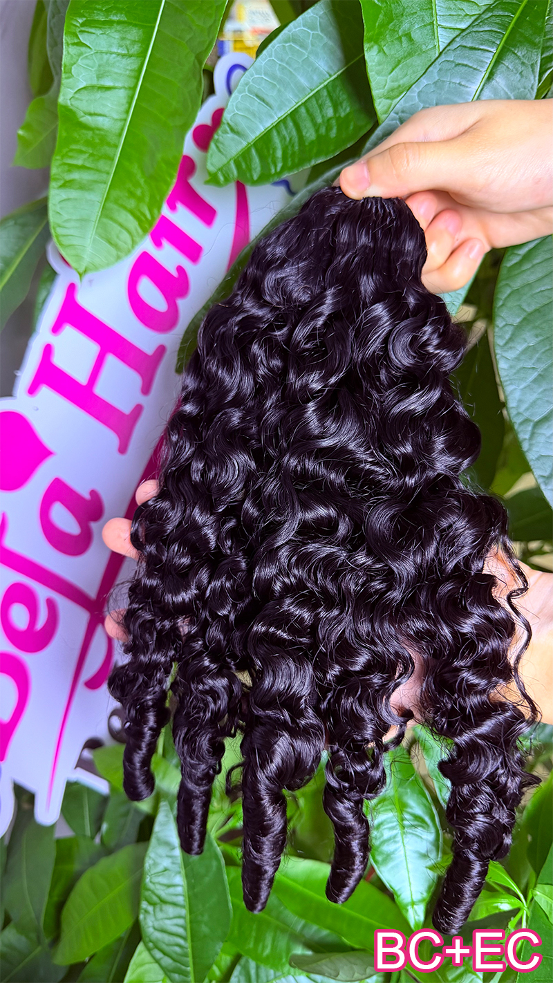 Befa Hair Wholesale Burmese And Egg Curly Cuticle Aligne Hair Crochet Extensions Miracle Wefts Human Hair Extensions Natural Black