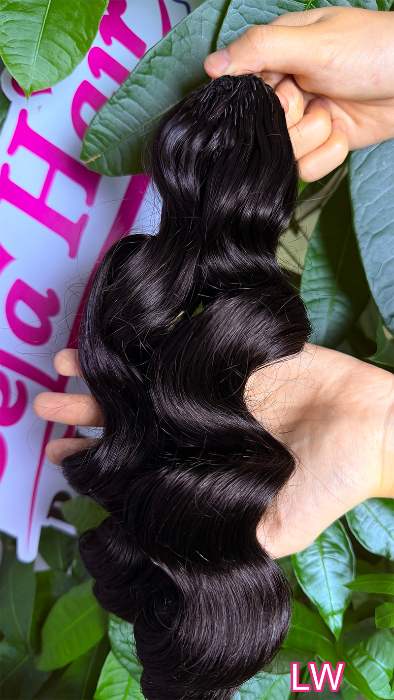Befa Hair Wholesale Loose Wave Cuticle Aligne Hair Crochet Extensions Miracle Wefts Human Hair Extensions Natural Black