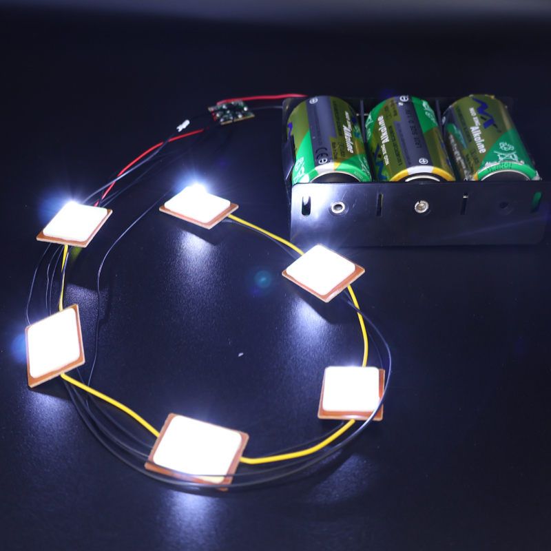 Batteries Box Display lights