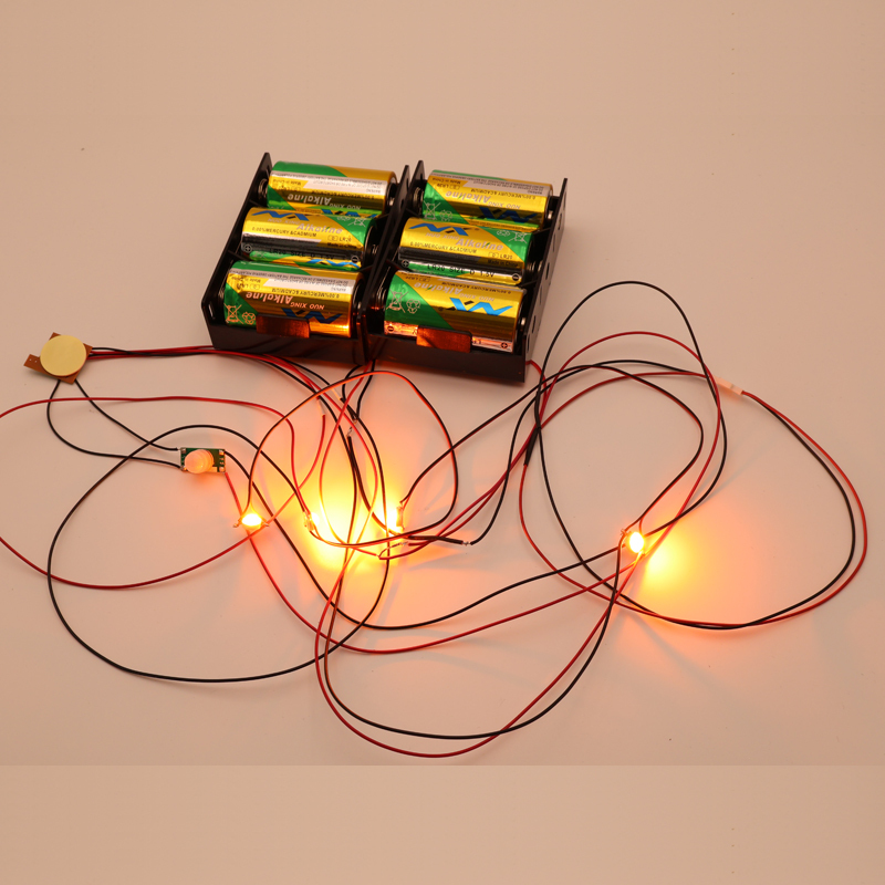 Batteries Box Display lights