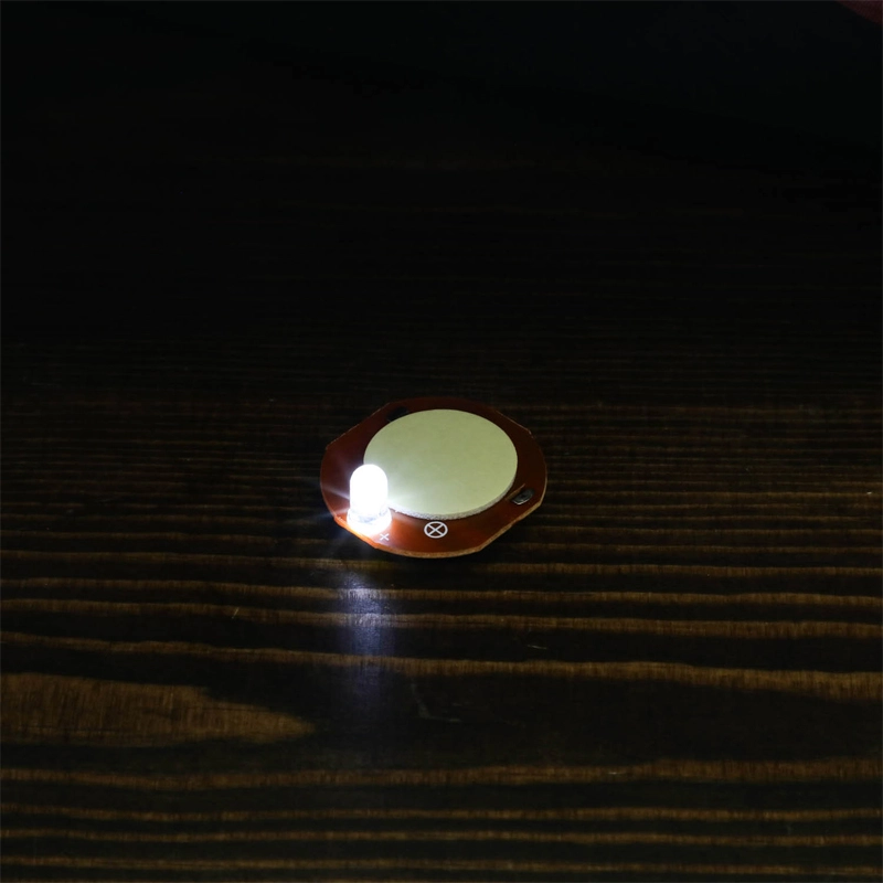 Shinelab button battery LED display light for retail display and event signage