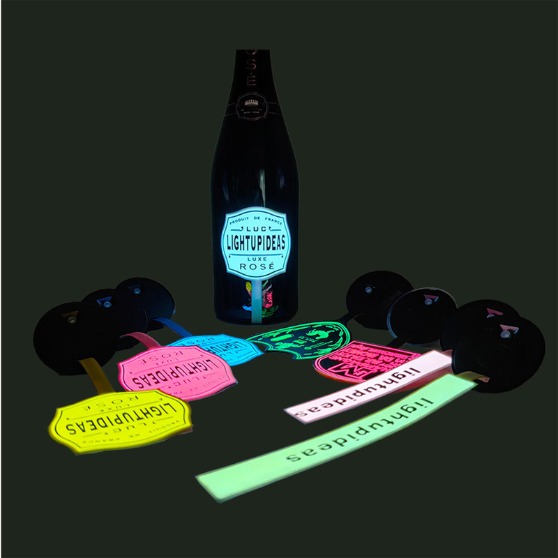 EL luminous wine label