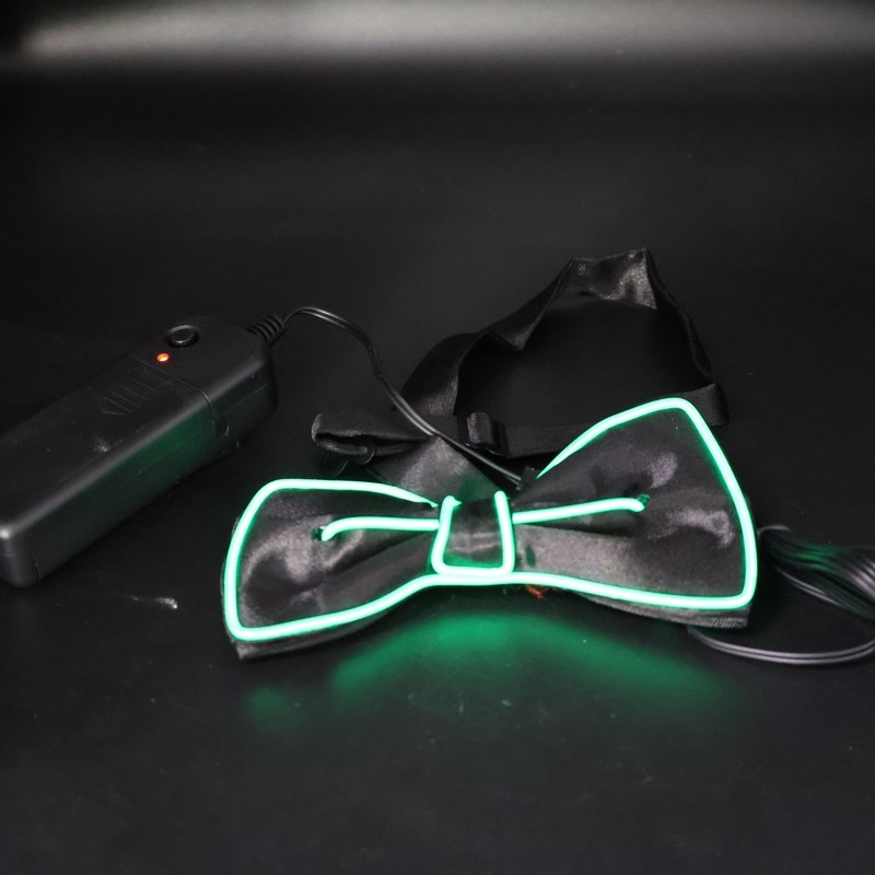 EL Wire Light Up Bow Tie