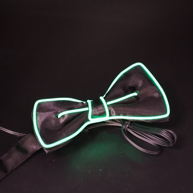 EL Wire Light Up Bow Tie