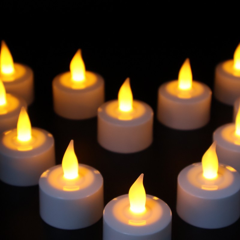 Rechargeable Flameless LED Tealight Candles