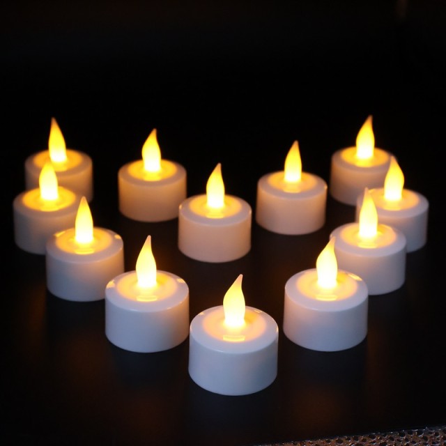 Rechargeable Flameless LED Tealight Candles