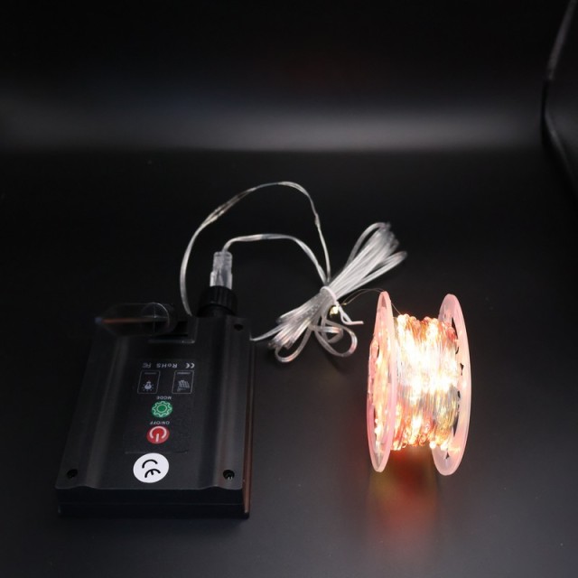 Solar-Powered Copper Wire String Lights