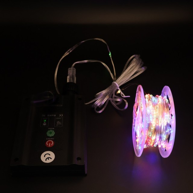 Solar-Powered Copper Wire String Lights