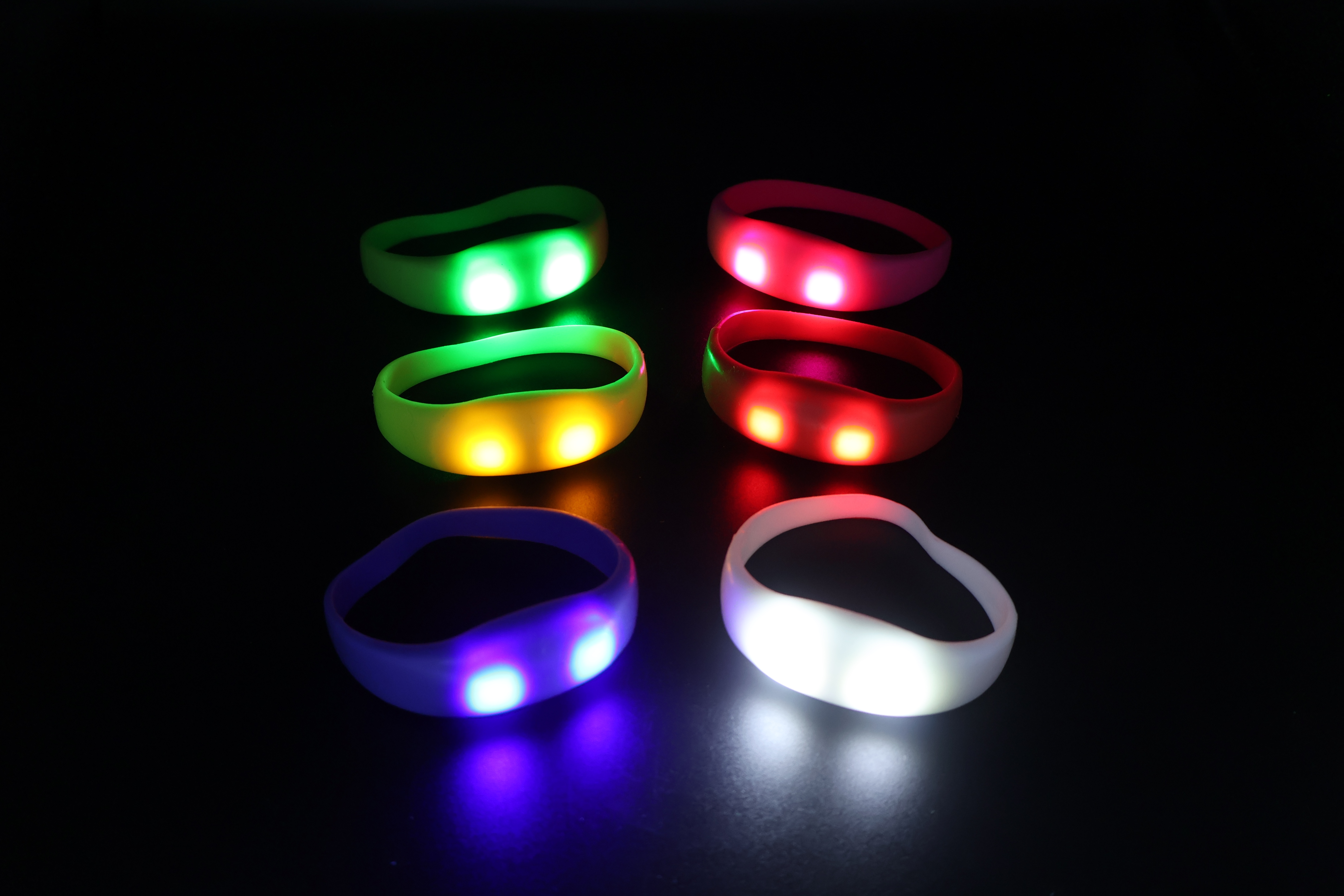 LED Glowing Silicone Wristband