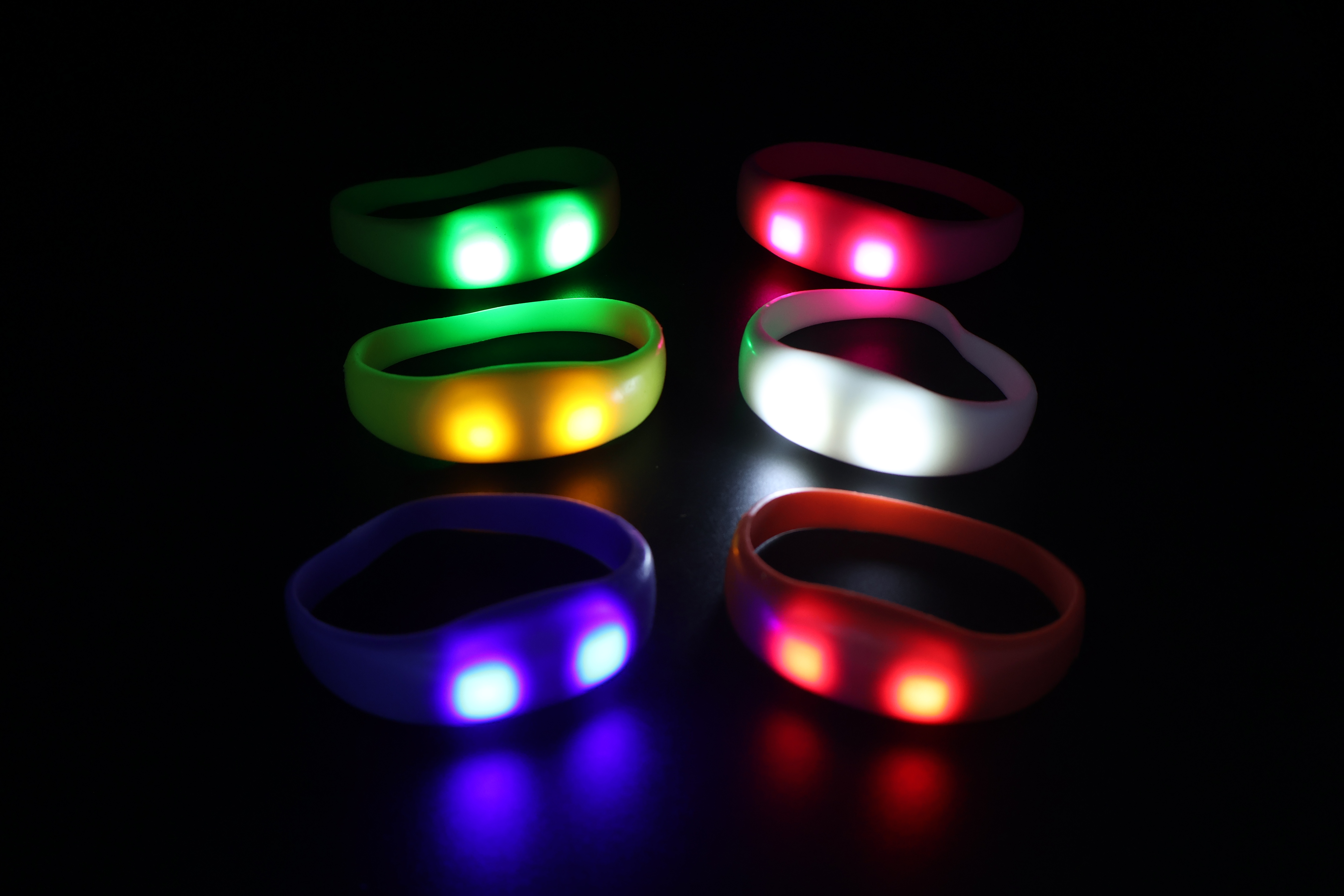 LED Glowing Silicone Wristband