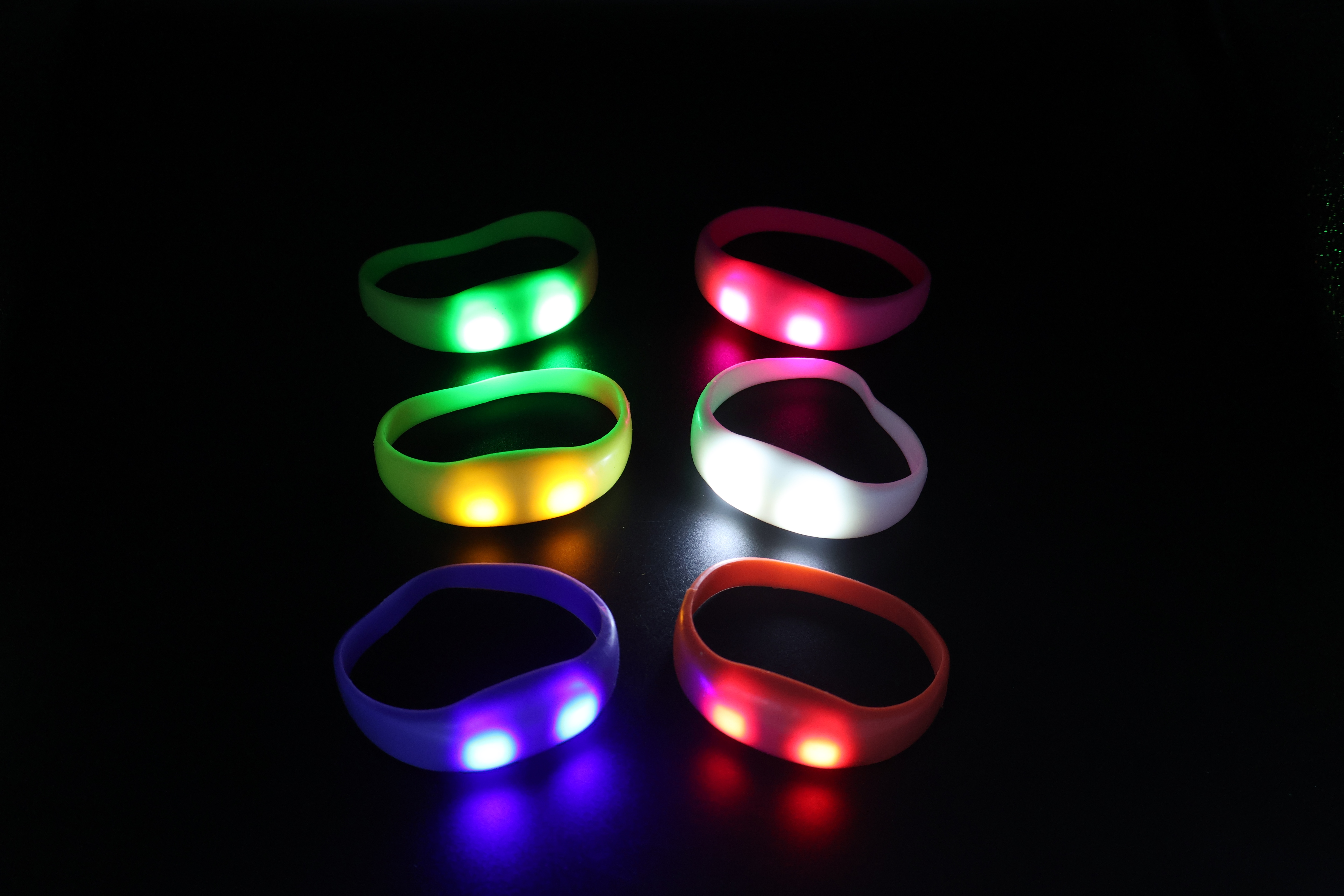 LED Glowing Silicone Wristband