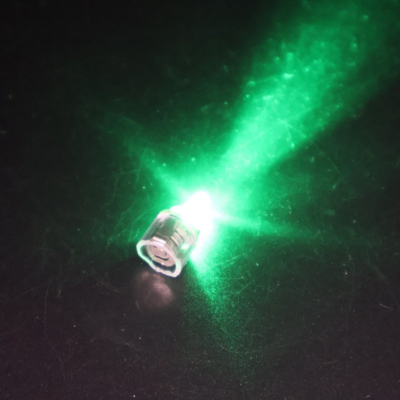 Tiny Shock Activated Green LED Light For DIY Crafts