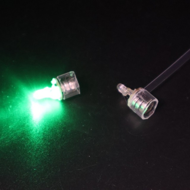Tiny Shock Activated Green LED Light For DIY Crafts