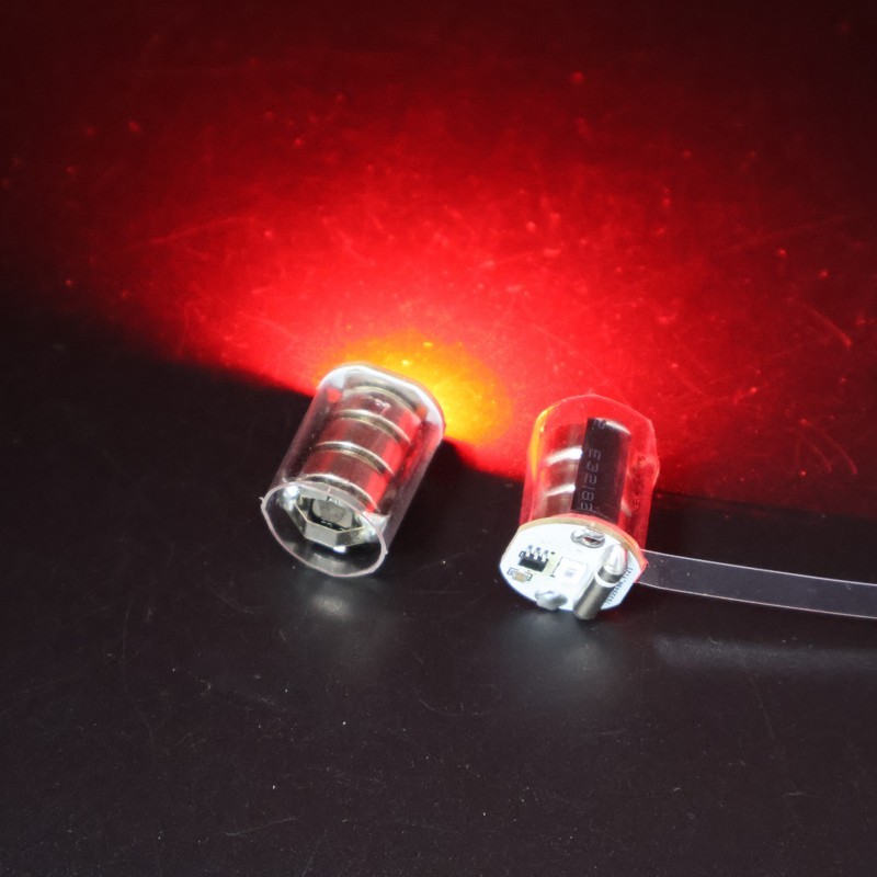 Shock Trigger Cylindrical LED Glow Bulb