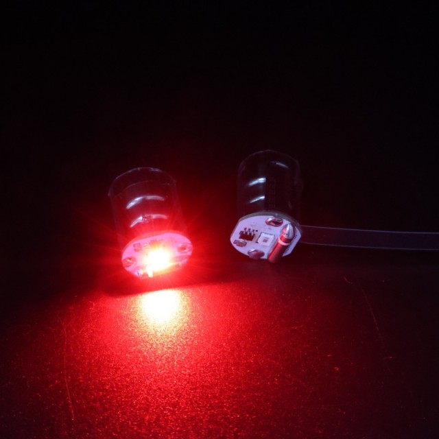 Shock Trigger Cylindrical LED Glow Bulb