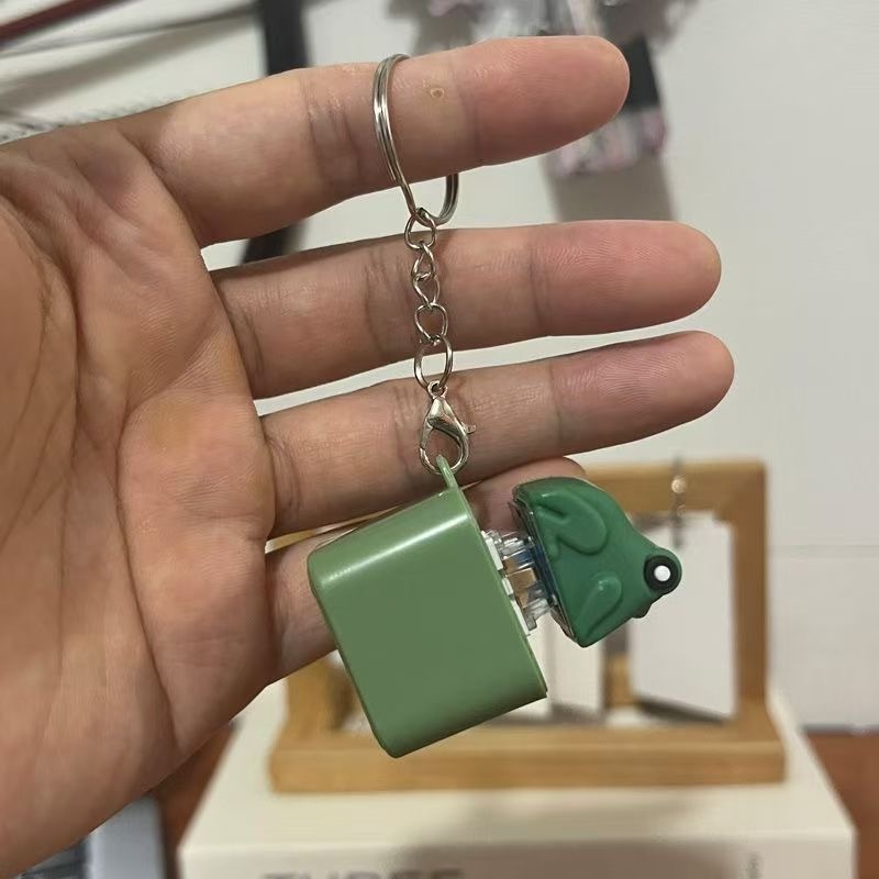 Cartoon Animal Light Up Sound Fidget Keychain