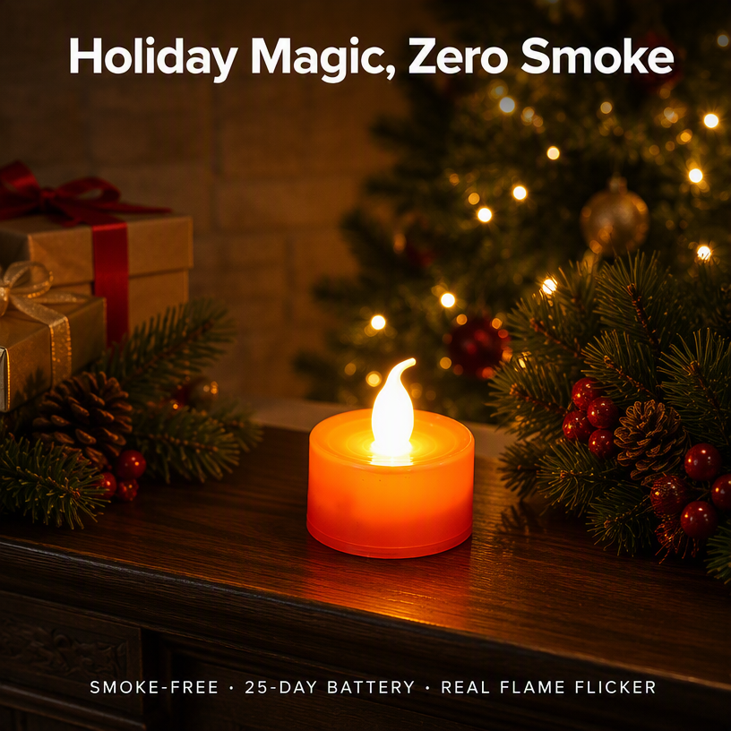 Flickering Flameless LED Tea Light Candles