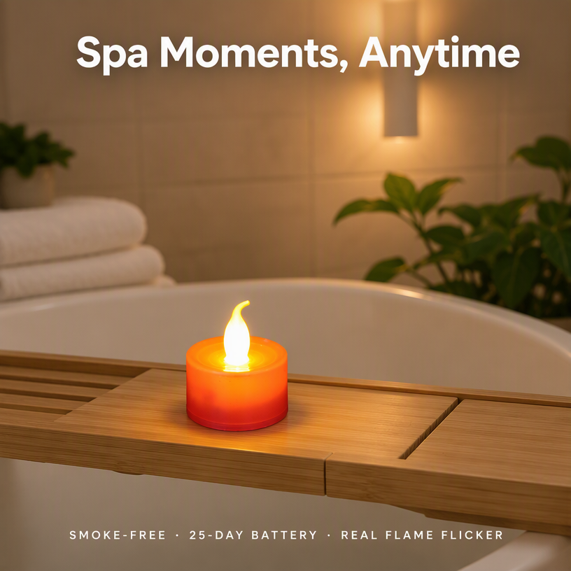 Flickering Flameless LED Tea Light Candles