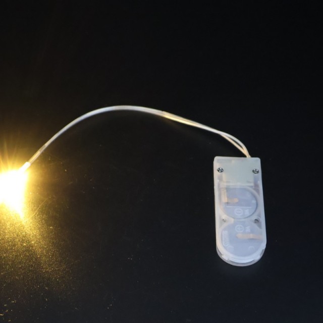 Warm White LED Light with 3-Mode Timer Box (TIMER / ON / OFF) for Crafts and Displays