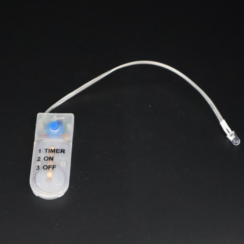 Warm White LED Light with 3-Mode Timer Box (TIMER / ON / OFF) for Crafts and Displays