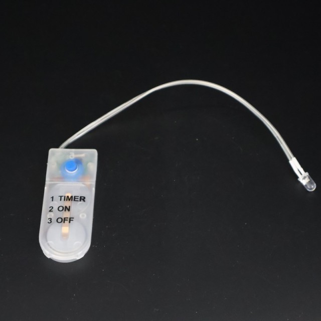 Warm White LED Light with 3-Mode Timer Box (TIMER / ON / OFF) for Crafts and Displays