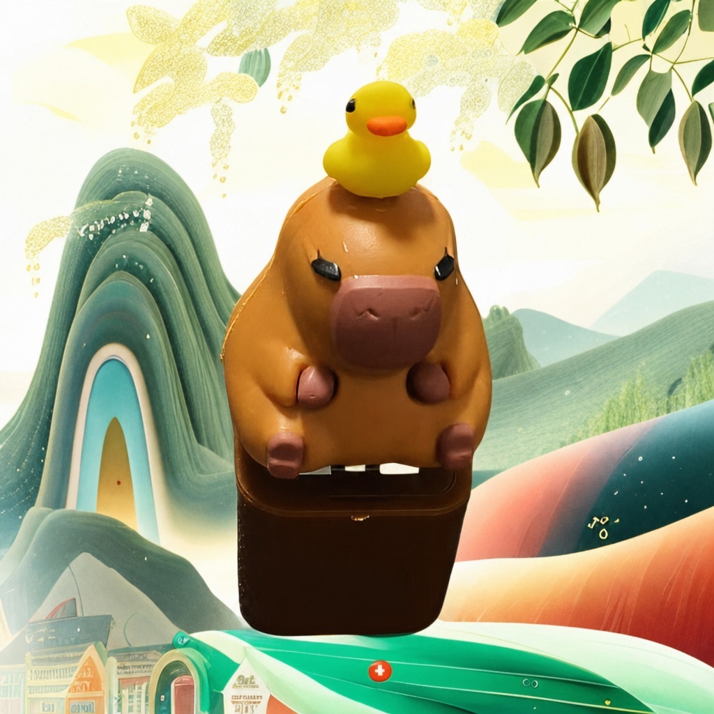 Capybara Artisan Keycap