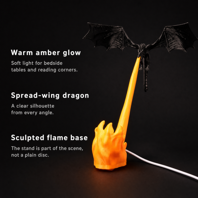 Dragon Breath LED Table Lamp