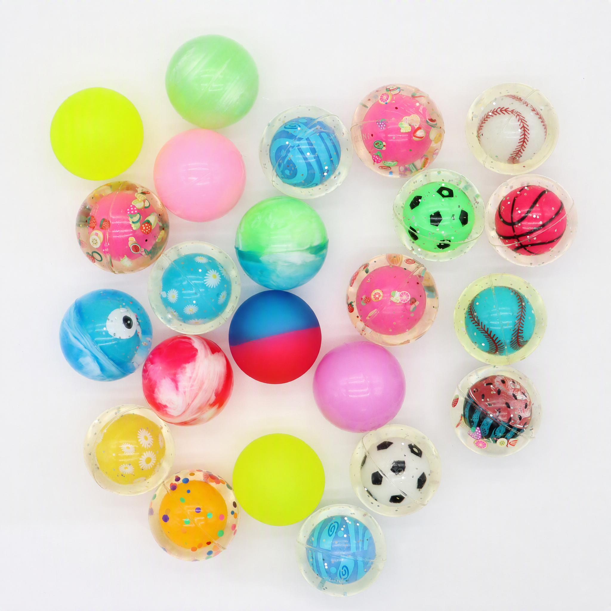 Sport Themed Light Up Flashing Bouncy Ball