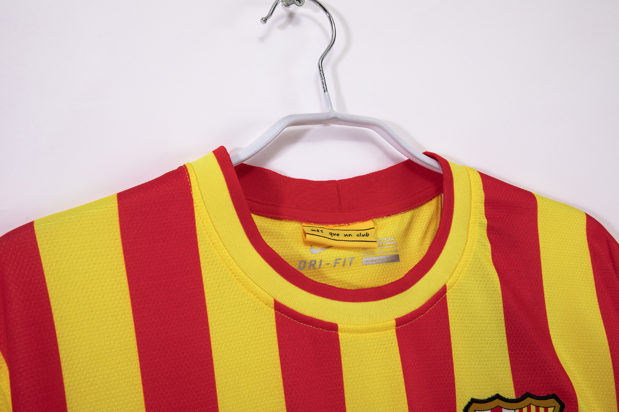 2013/14 Barcelona Away Yellow Retro