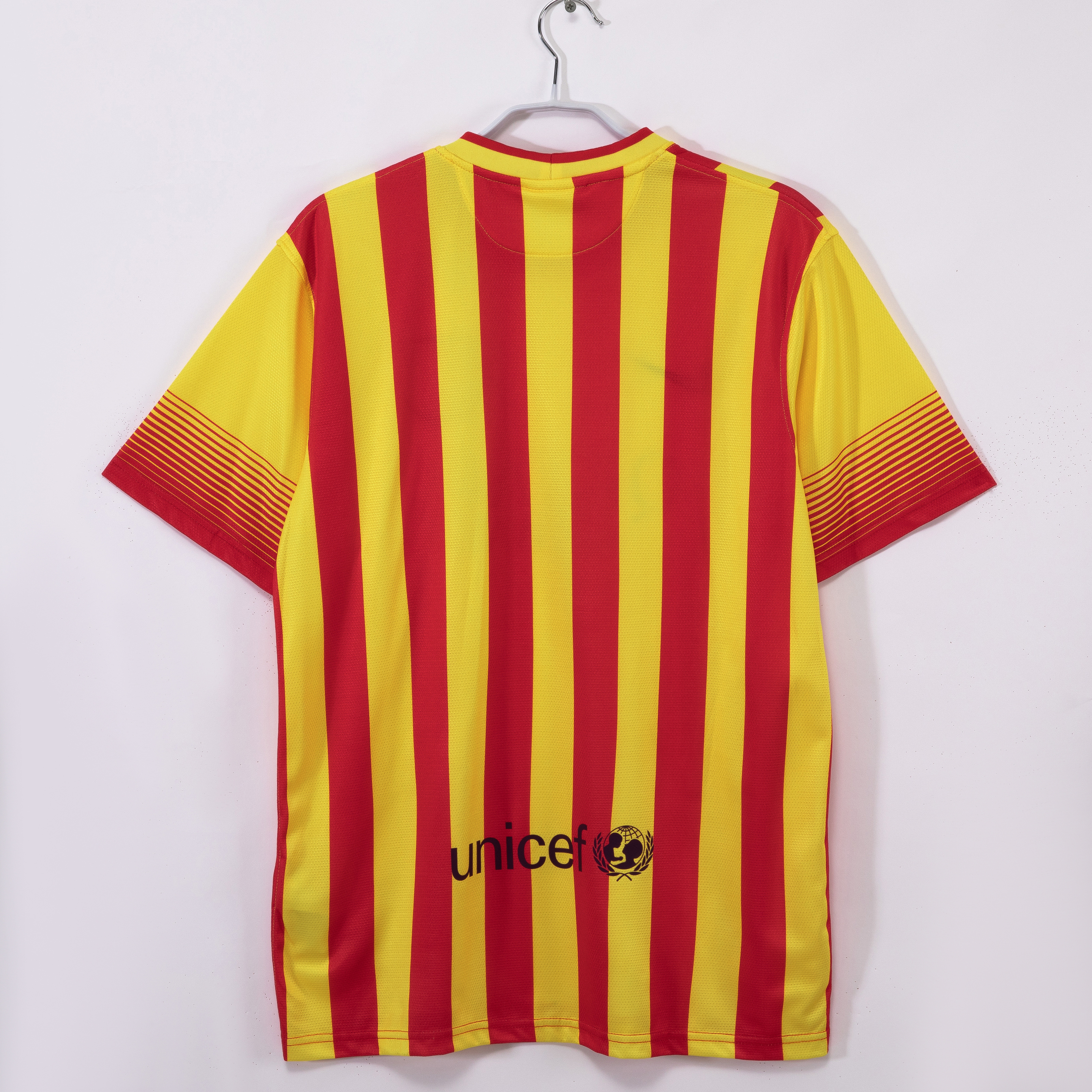 2013/14 Barcelona Away Yellow Retro