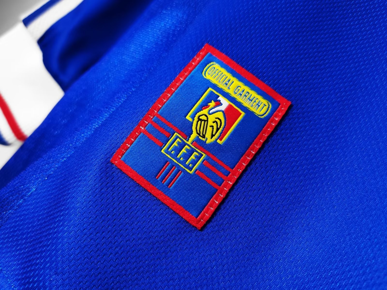 Long sleeves: 1998 season France home retro final version