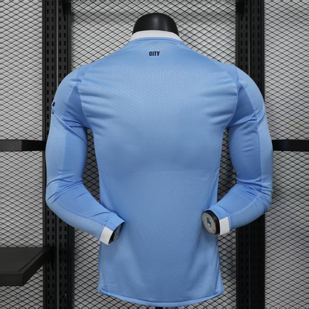 Manchester City 2025/26 Light Blue Long Sleeve Player Version