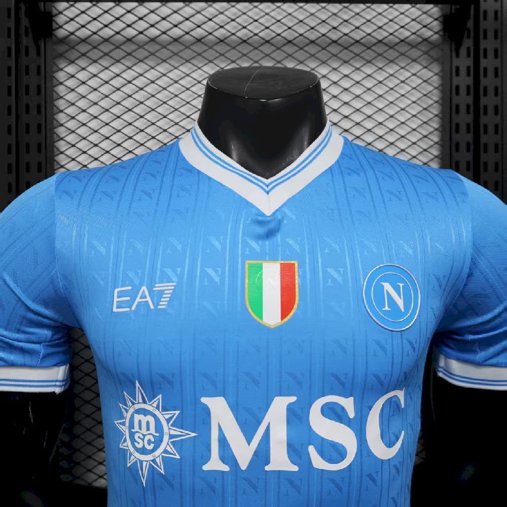 Men’s Napoli 2025/26 Home Jersey Player Version