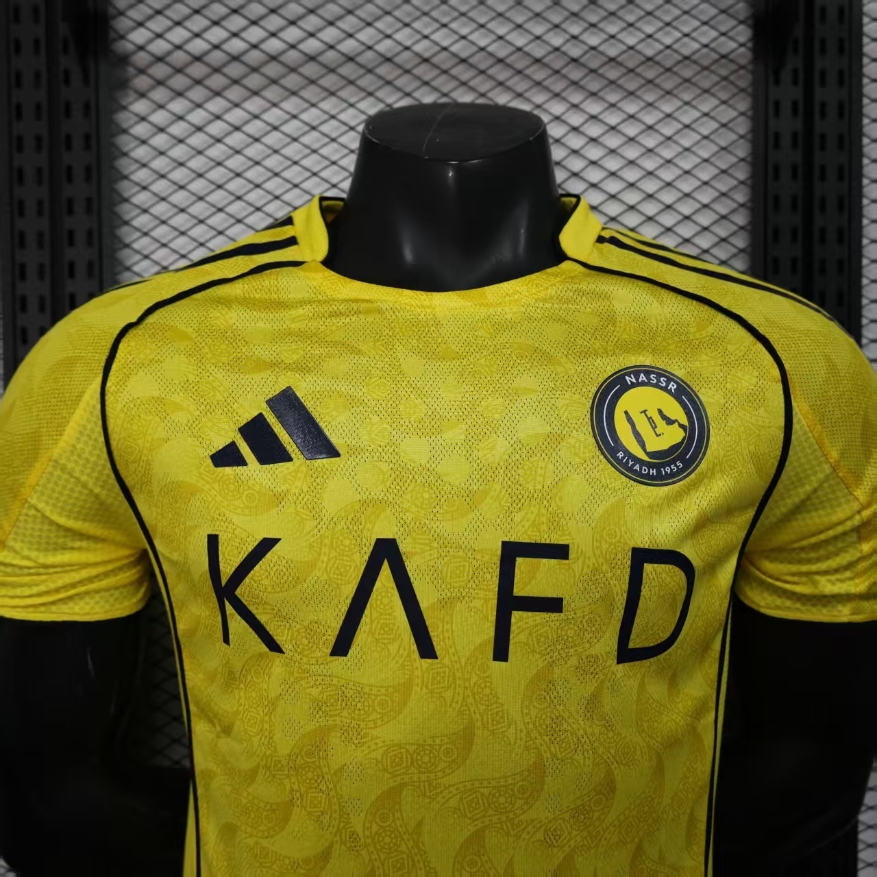 Men’s Al Nassr FC 2025/26 Home Jersey Player Version