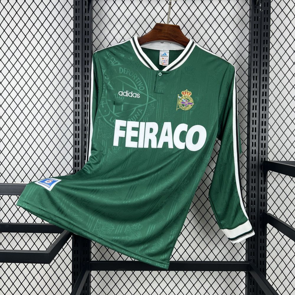 Retro Deportivo de La Coruna 1999/00 Away Long Sleeves Jersey