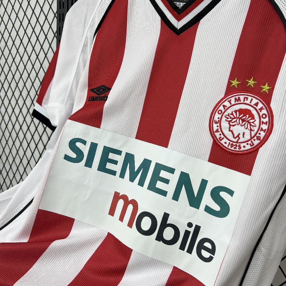 Retro Olympiacos FC 2001/02 Home Jersey