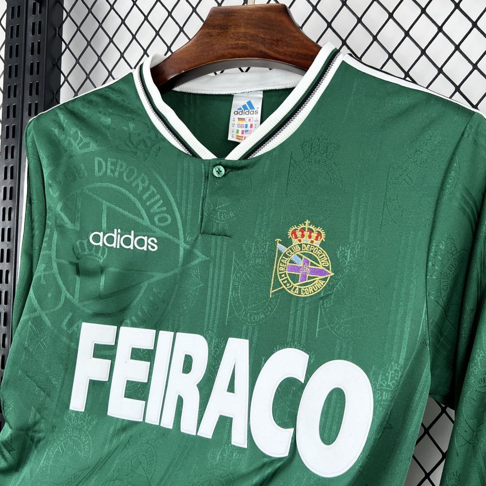 Retro Deportivo de La Coruna 1999/00 Away Long Sleeves Jersey
