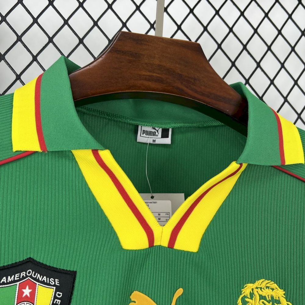 Cameroon 1998 Home Retro Jersey