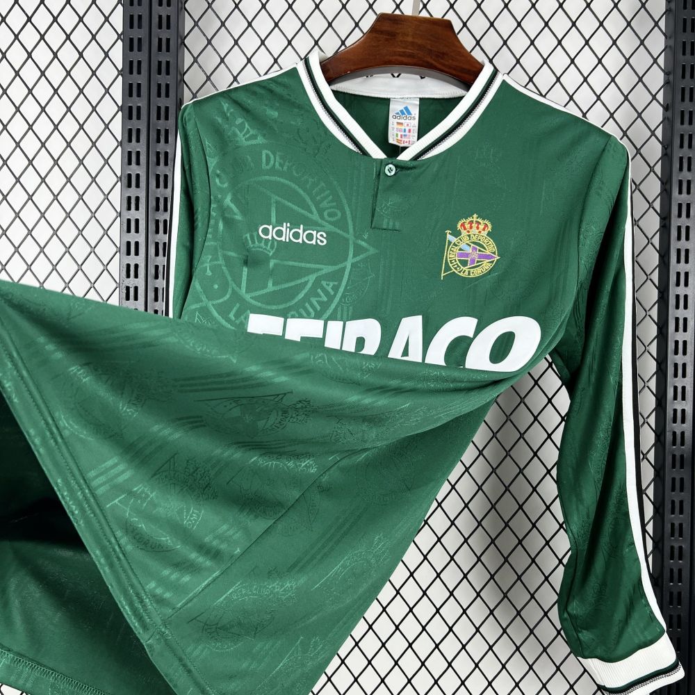 Retro Deportivo de La Coruna 1999/00 Away Long Sleeves Jersey