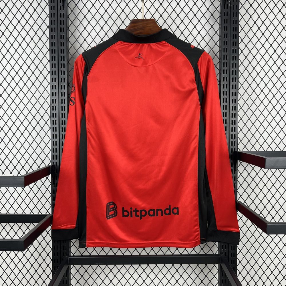 Mens AC Milan 2026/27 Fourth Long Sleeve Jersey