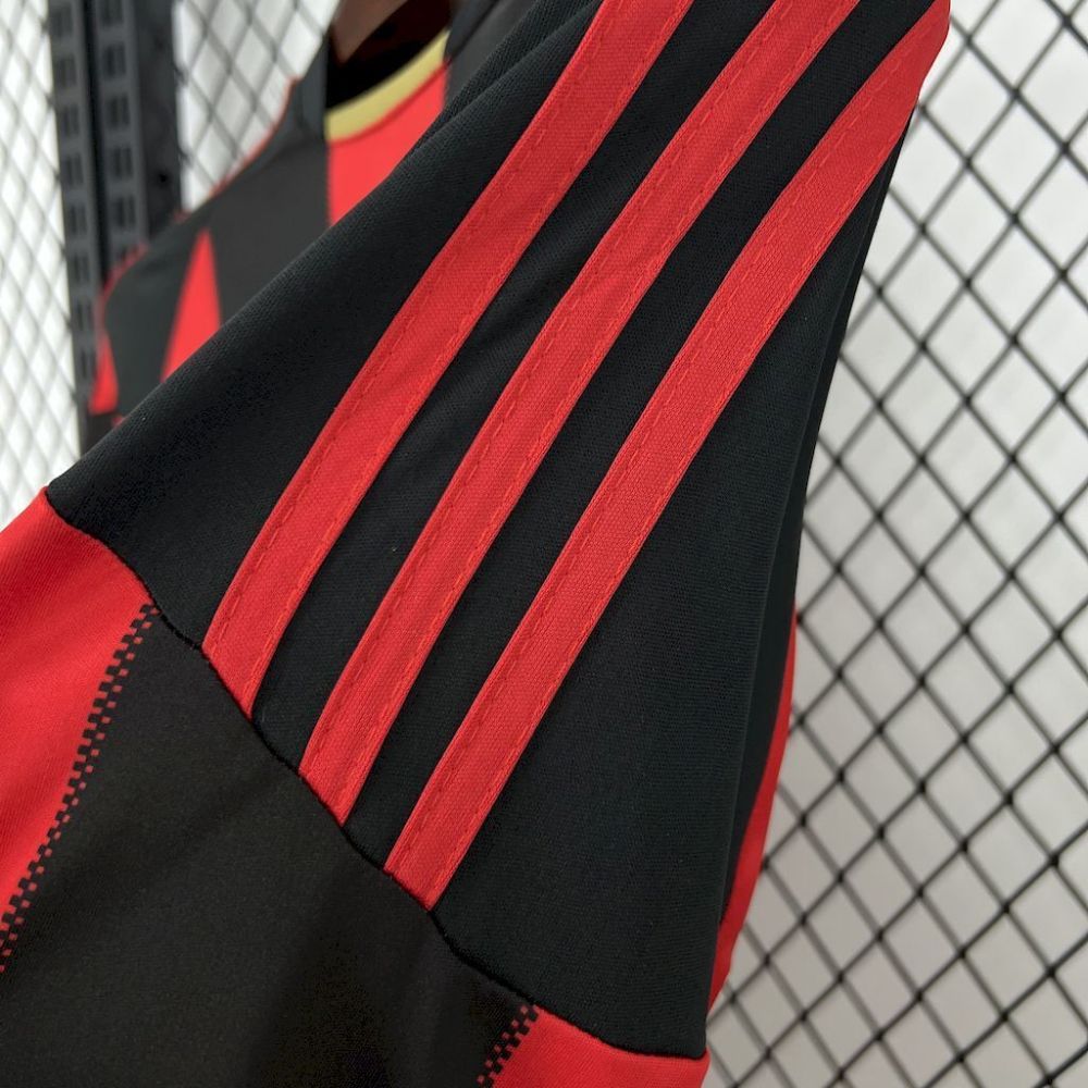 AC Milan 2010/11 Home Long Sleeves Retro Jersey
