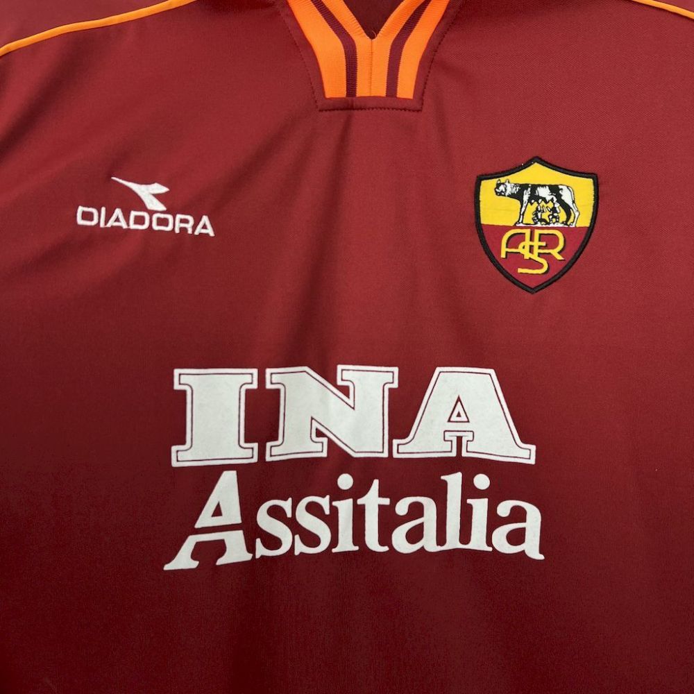 AS Roma 1998/99 Home Retro Jersey